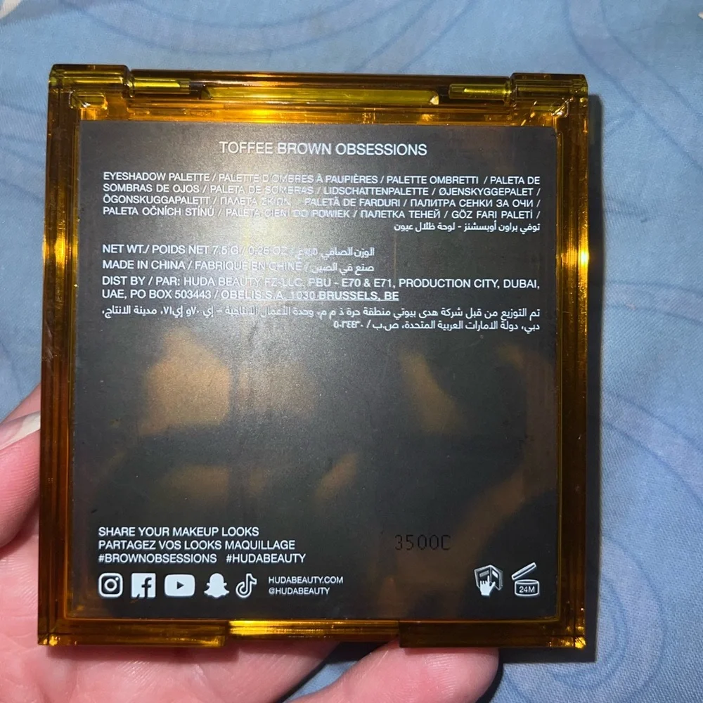 huda beauty toffee brown obsessions palette - Picture 4 of 7